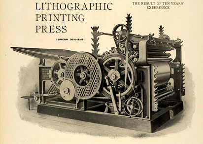 Old Litho Printing Press